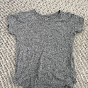 Madewell Heather Gray Short Sleeve Crew Tee